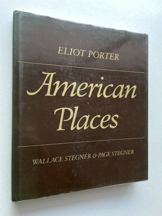 Item #2194 American Places (association copy with Stegner's memorial program). Wallace...