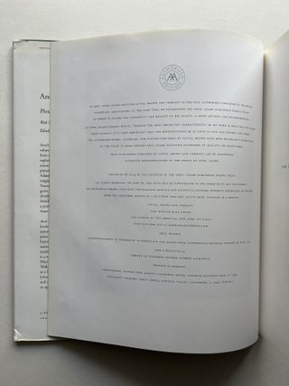 Ansel Adams: Trees (inscribed by Annie Dillard and her husband Robert Richardson)