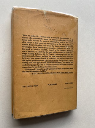 The Lives of a Cell: Notes of a Biology Watcher (Annie Dillard's copy)