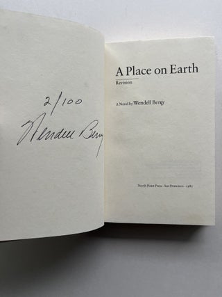 A Place on Earth: Revision (his mother's copy, signed and limited)