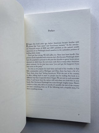 The Paris of Appalachia: Pittsburgh in the Twenty-First Century (inscribed to Annie Dillard)