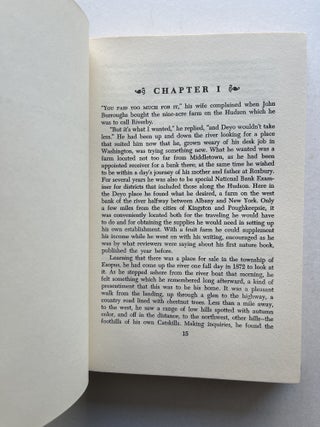 John Burroughs: Naturalist: The Story of His Work and Family by His Granddaughter (signed)
