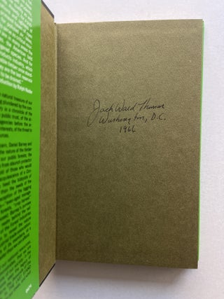 The Last Stand: Ralph Nader's Study Group Report on the National Forests (U.S. Forest Service Chief Jack Ward Thomas's copy)