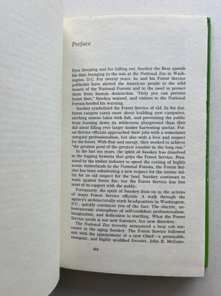 The Last Stand: Ralph Nader's Study Group Report on the National Forests (U.S. Forest Service Chief Jack Ward Thomas's copy)