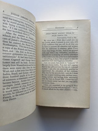 Josiah Dwight Whitney: Life and Letters (scarce, with commemorative bookplate)