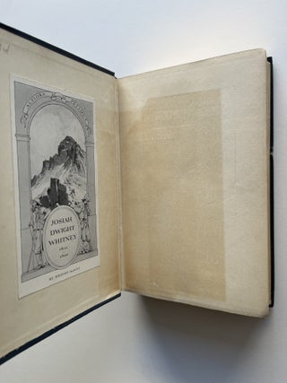 Josiah Dwight Whitney: Life and Letters (scarce, with commemorative bookplate)