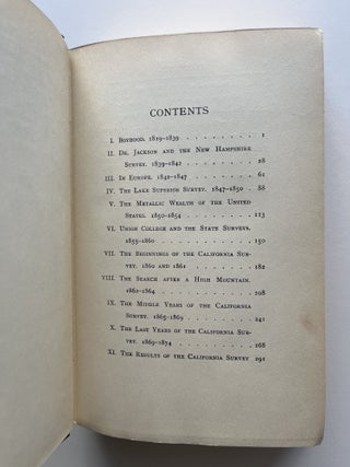 Josiah Dwight Whitney: Life and Letters (scarce, with commemorative bookplate)