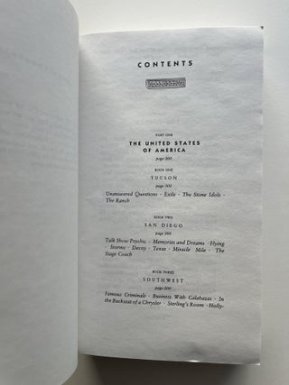 Almanac of the Dead: A Novel (the uncorrected proof, Ivan Doig's copy)