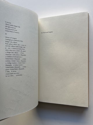Rock, Ghost, Willow, Deer: A Story of Survival (inscribed)