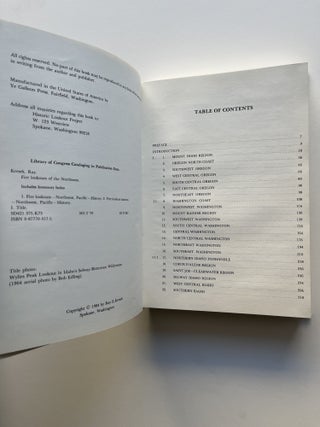 Fire Lookouts of the Northwest (inscribed)