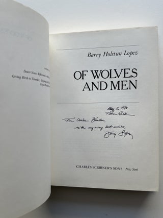 Of Wolves and Men (inscribed)