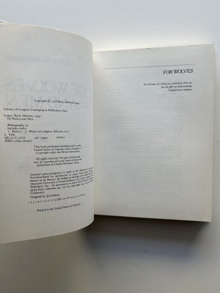 Of Wolves and Men (inscribed)