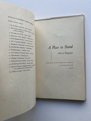 A Place to Stand (inscribed to his parents)