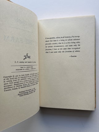 Of the Farm (Joan Didion's copy)