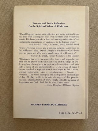 Wilderness Sojourn: Notes in the Desert Silence (signed)