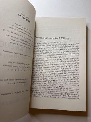 Nature and the American: Three Centuries of Changing Attitudes (signed)