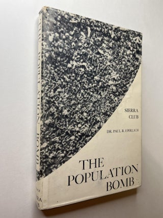 Item #987 The Population Bomb (signed). Paul Ehrlich, David Brower