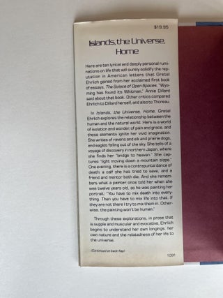 Islands, the Universe, Home (association copy)
