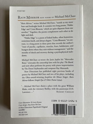 Rain Mirror: New Poems (association copy)