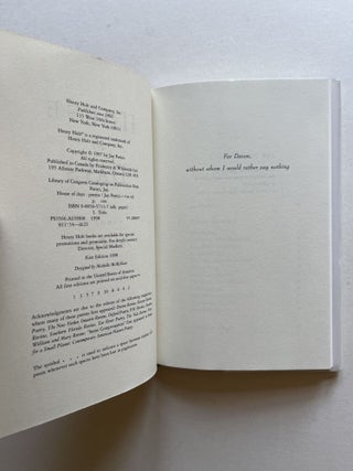 House of Days: Poems (inscribed to John Updike)