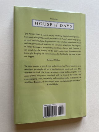House of Days: Poems (inscribed to John Updike)