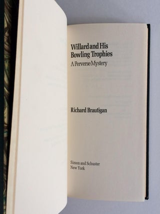 Willard and His Bowling Trophies (his own copy)