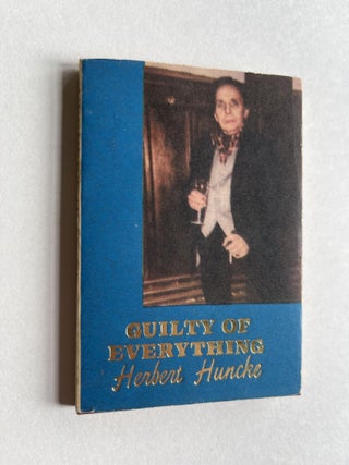 Item #ABE-1638743126605 Guilty of Everything (signed, Jack Kerouac's wife's copy). Herbert Huncke