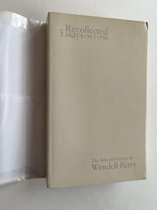 Recollected Essays 1965-1980 (inscribed to Denise Levertov)