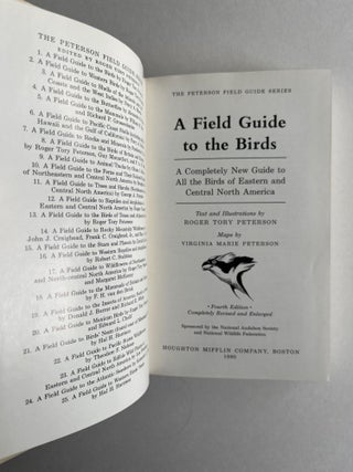 A Field Guide to the Birds: A Completely New Guide to All the Birds of Eastern and Central North America (association copy)