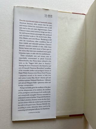 American Bloomsbury: Louisa May Alcott, Ralph Waldo Emerson, Margaret Fuller, Nathaniel Hawthorne, and Henry David Thoreau: Their Lives, Their Loves, Their Work