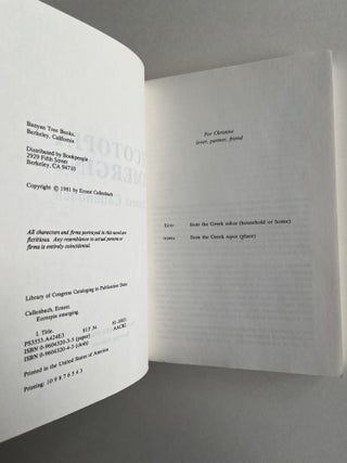 Ecotopia Emerging (signed)