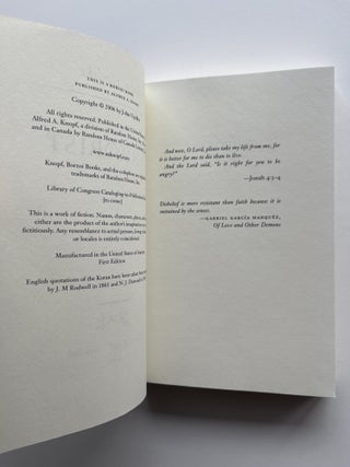 Terrorist (uncorrected proof; Joan Didion&rsquo;s copy)