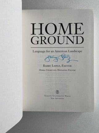 Home Ground: Language for an American Landscape