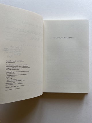 Swampwalker's Journal: A Wetlands Year (signed)
