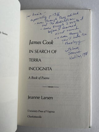 James Cook in Search of Terra Incognita: A Book of Poems