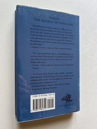 The People of Concord: One Year in the Flowering of New England (inscribed)