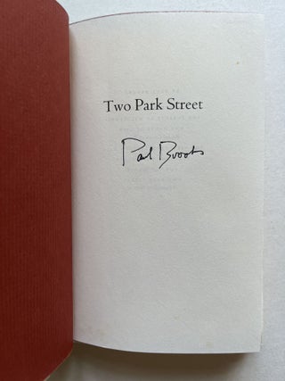 Two Park Street: A Publishing Memoir (signed)