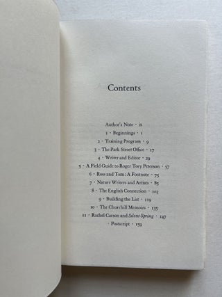 Two Park Street: A Publishing Memoir (signed)